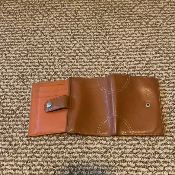 Longchamp Leather Tri-Fold Wallet - Picture 4 of 14